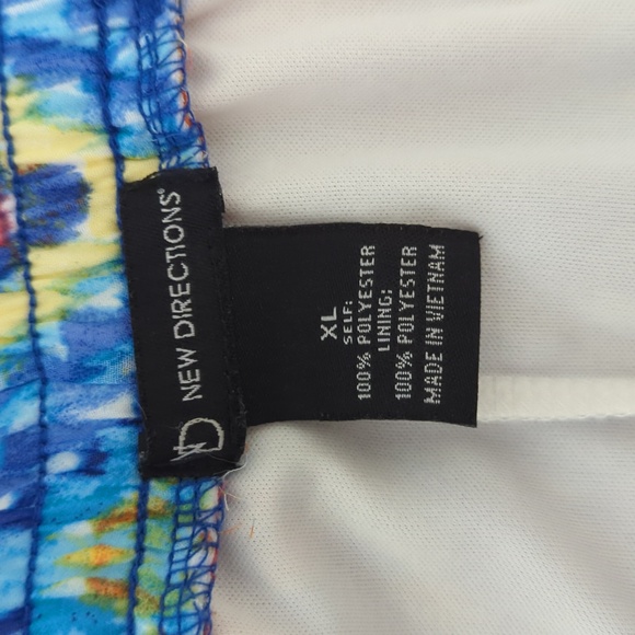 New Directions high and low zigzag Multi colored midi Skirt Size XL - Picture 8 of 12